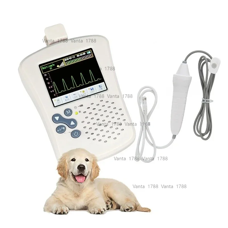 LHC320 Dog Cat Veterinary Vascular Detector Animal Hospital Ultrasonic Pet Vascular Doppler Blood Flow Monitor