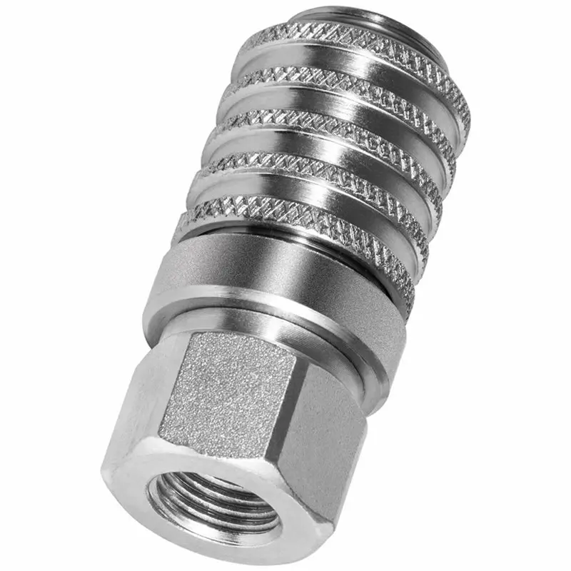 TFORU-6X PD242 Series PD Steel Hydraulic Test Port And Diagnostic Equipment Quick Connect Coupler With Female Pipe Thread