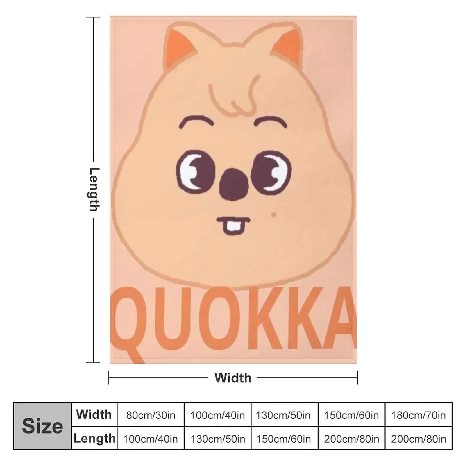 Han Quokka Throw Blanket Vintage blankets and throws Blankets For Baby Blankets