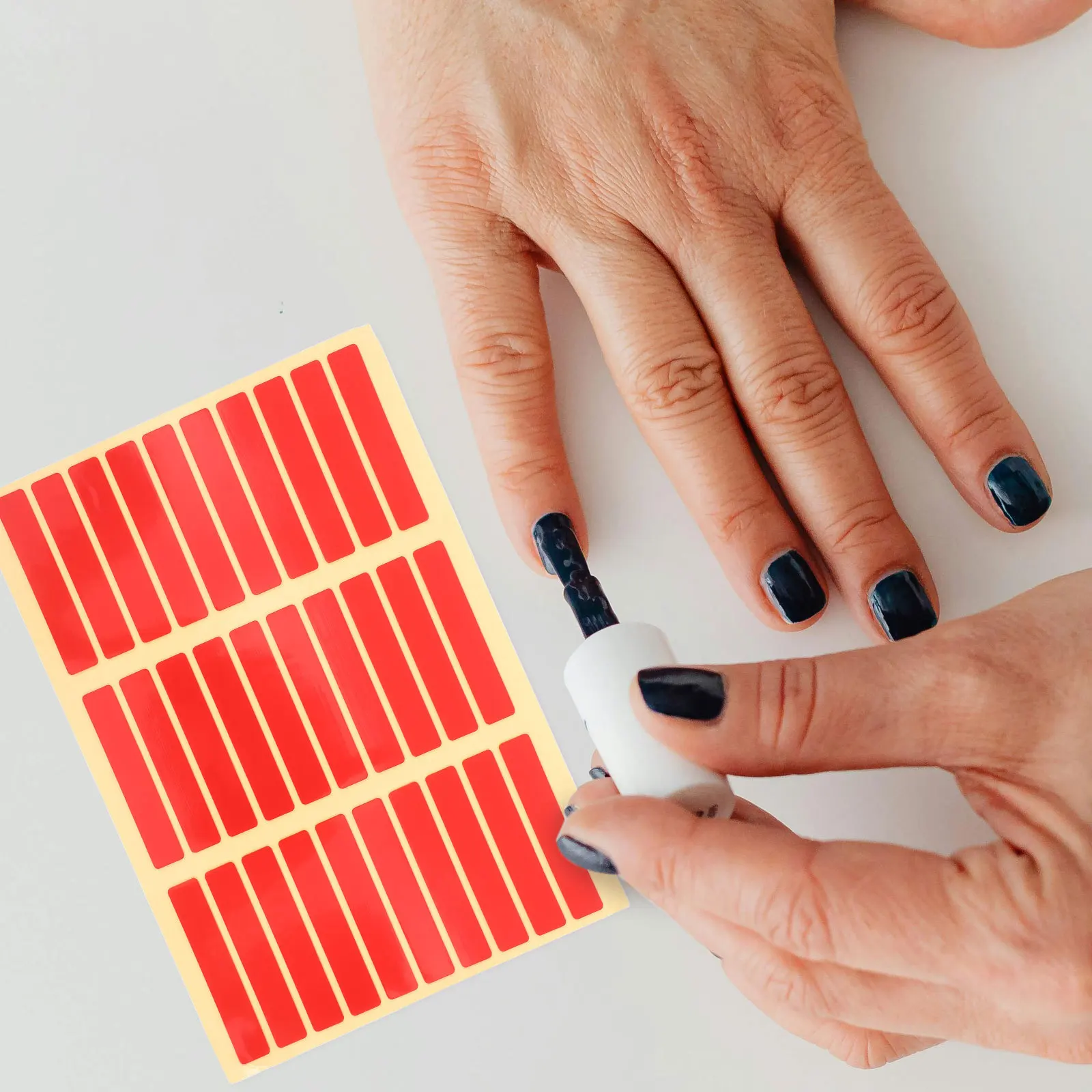 10 pcs Double Sided Transparent Traceless For Press On Nails Display Manicure Board Crystal Tape Strips Adhesive Tape Nails Kit