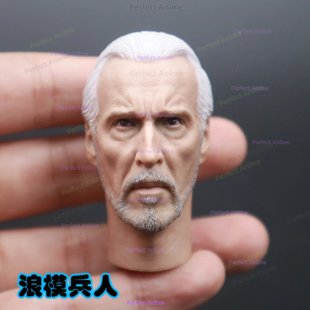 

Soldier 1/6 Attack of The Clones Star Wars Prequels Model Count Dooku Head Sculpt Third Party Spot