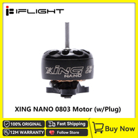 iFlight XING NANO 0803 17000KV / 22000KV FPV Motor with 30mm wire/SH1.25 plug for FPV parts Alpha A65 1S Tinywhoop