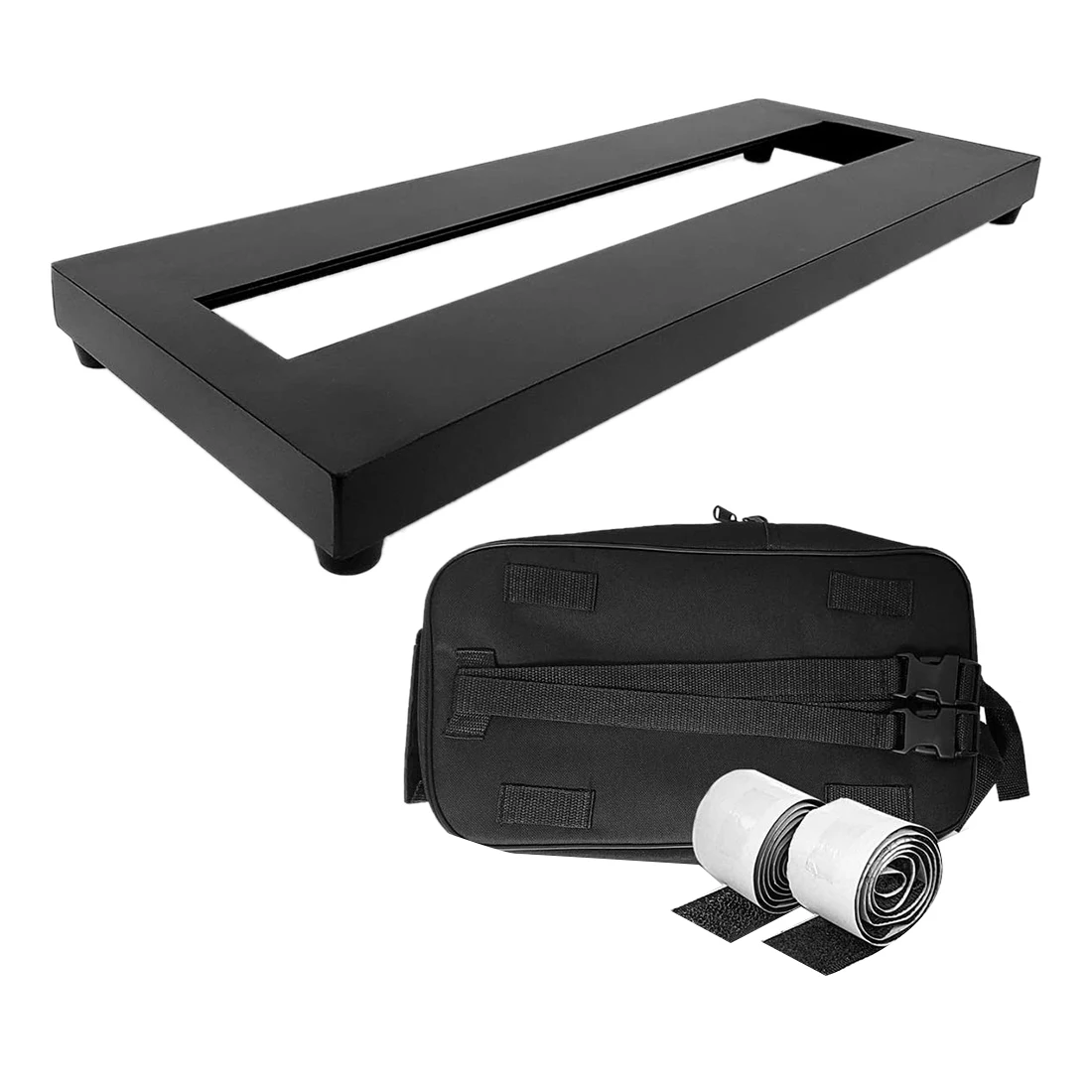 

Guitar Pedalboard Guitar Effect Pedal Board Aluminum Alloy Pedalboard with Carrying Bag Effect Pedal Plate,Small Size