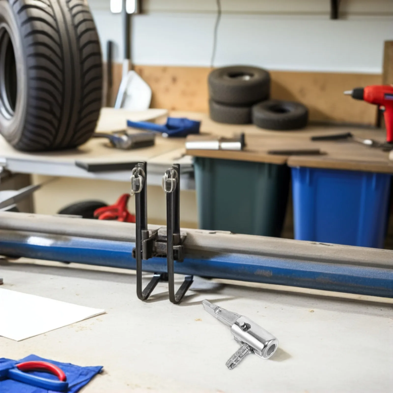 

Легкий автомобильный патрон для шин, портативный, простая установка для различных автомобильных шин, быстроразъемный воздушный компрессор, накачка шин