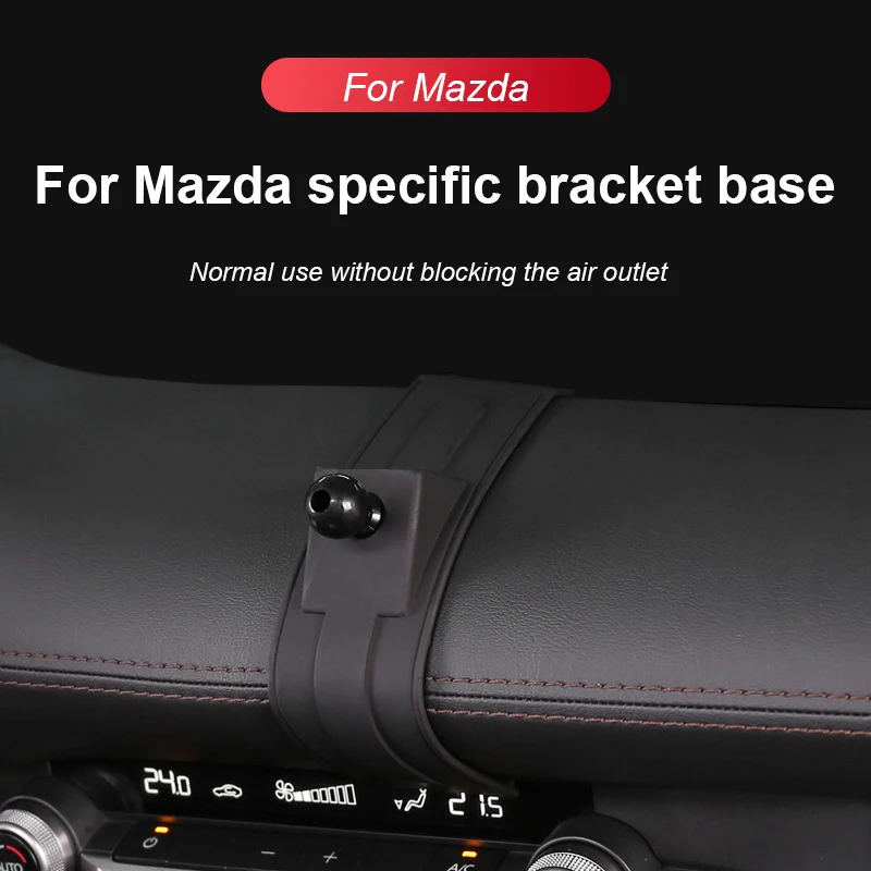 Car Dedicated Phone Holder Bracket Mount Special Base For Mazda 3 6 RuiYi CX-4 CX-5 CX-8 Atenza Axela CX30 Air Vent Bracket Clip