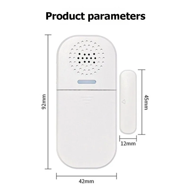 

Curated Collection Phone, SMS, App Enabled Wireless Alarm Detector For Home Security-Transparent Case Alert