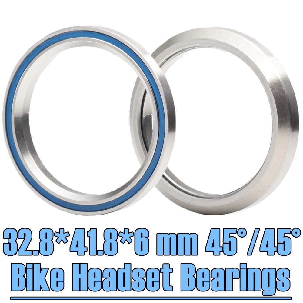 

MR136 Bike Headset Bearings 32.8*41.8*6 mm 45/45 Degree ( 2 PCS ) ACB Road MTB Angular Contact Bicycle Bearing ACB418H6