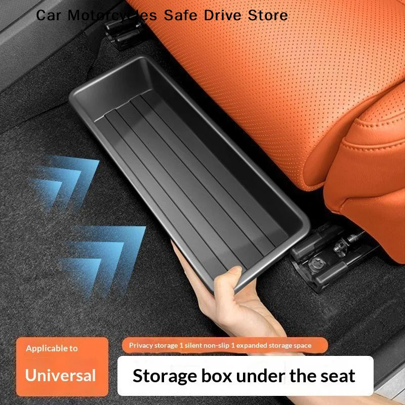 Universal Under Seat Storage Box Universal Car Seat Bottom Organizer Box Removable Storage Box Gadget Case Universal Accessories