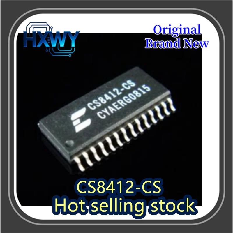 

(3/30 pieces) CS8412-CS CS8412 SMD SOP-28 Decoder Chip Brand New Original