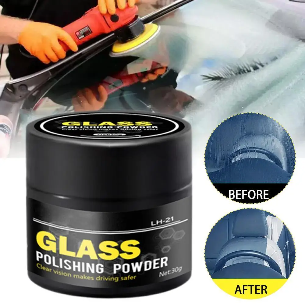 Glass Polishing Powder Window Windshield Waxing Polish Scratch Remover Car Repair for Tesla Auspicious