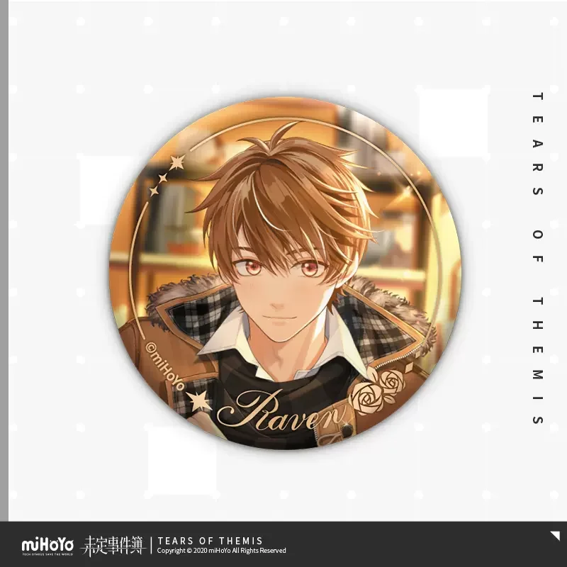 Sunsyea テミスの涙 公式グッズ miHoYo オリジナル 正規品 XSMJ バッジ RMarius von Hagen Luke Pearce Artem Wing Vyn Richter