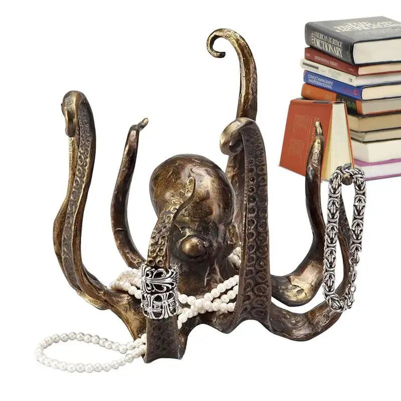 

Octopus Mug Holder Freestanding Tabletop Countertop Jewelry Holder Kitchen Dining Coffee Bar Statue Accessoryfor Kitchen Dining