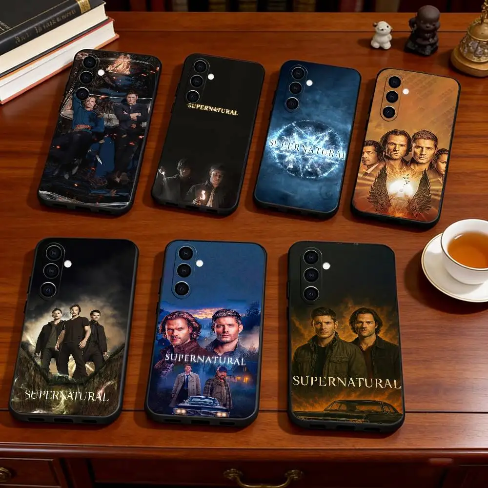 

The TV series S-Supernatural Phone Case Black Silicone Soft For Samsung Galaxy A73,A72,A71,A70,A53,A52,A51