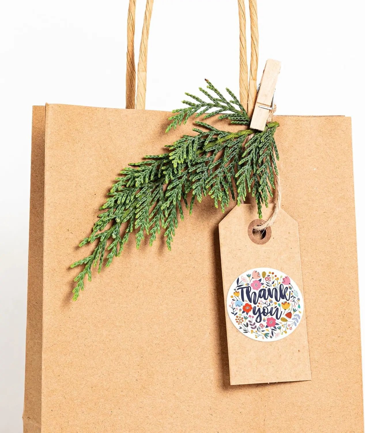 500 قطعة من ملصقات الشكر مقاس 1 بوصة بتصميم دائري متعدد الألوان على شكل زهرة، يوصى بها بشدة لأعياد الميلاد وحفلات الزفاف والهدايا