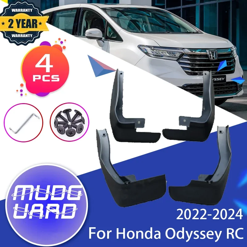 for Honda Odyssey RC 2022 2023 2024 Front Rear Car Mudflaps Fender Mudguards Mud Flap Guards Splash Flap Fender Auto Accessories