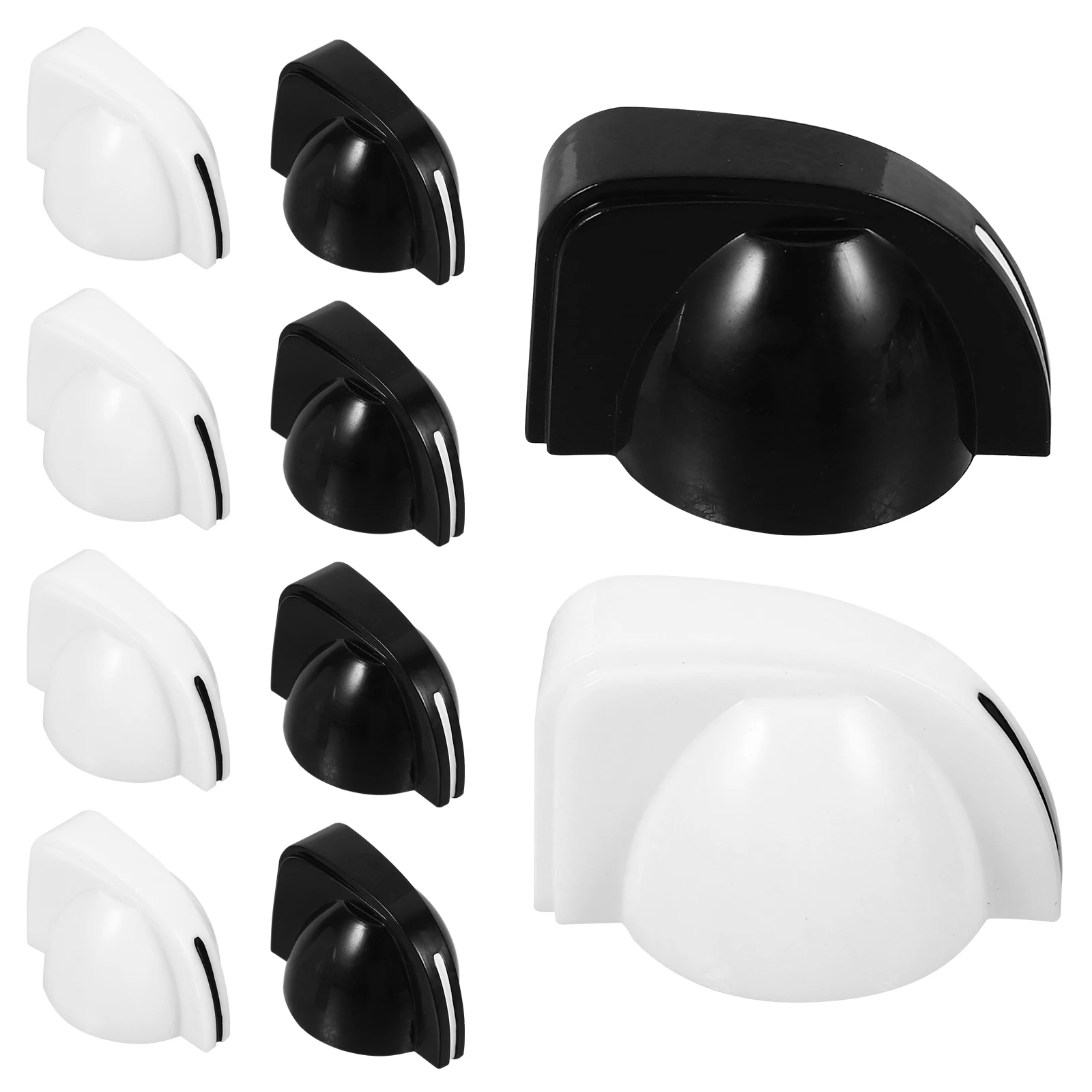 

10Pcs Potentiometer Knobs Chicken Head Volume Control Tone Caps White Black Guitar Pedal Bass Amplifier Effect Devices