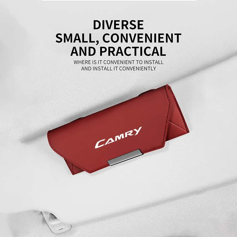 

For Toyota Camry Key Case Body Kit 2003 2011 2014 2025 2024 Accessories Car Visor Sunglasses Glasses Holder Glasses Case Box