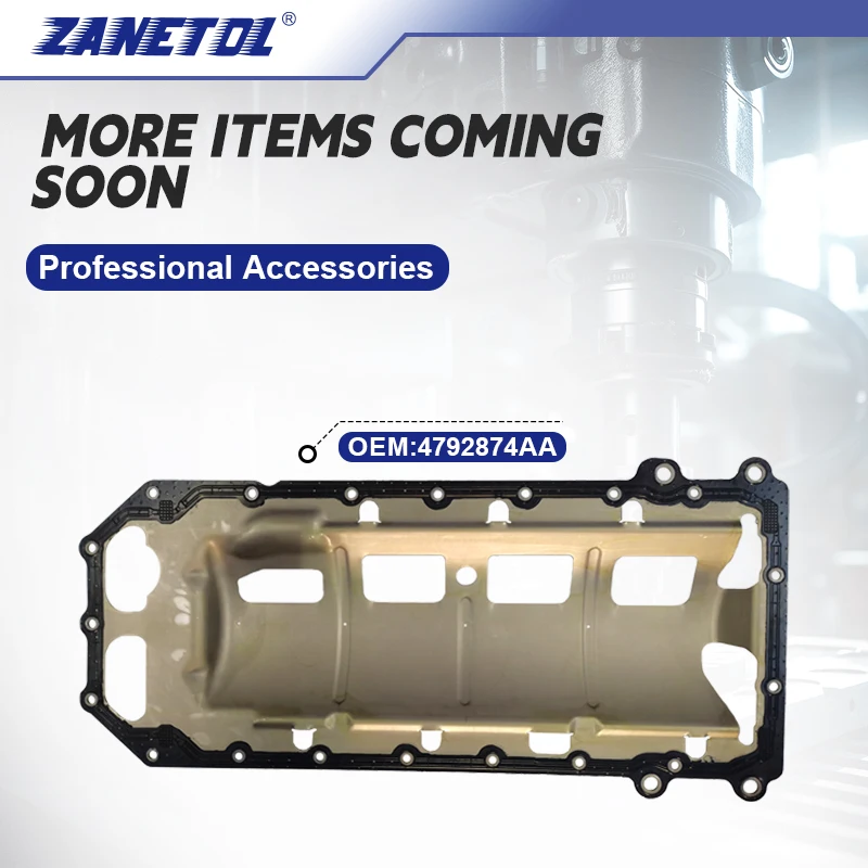 

ZANETOL Oil Pan Gasket for CHRYSLER 300 2005~2021 for DODGE CHALLENGER 2009~2021 JEEP GRAND CHEROKEE 2005~2010 4792874AA OS32269