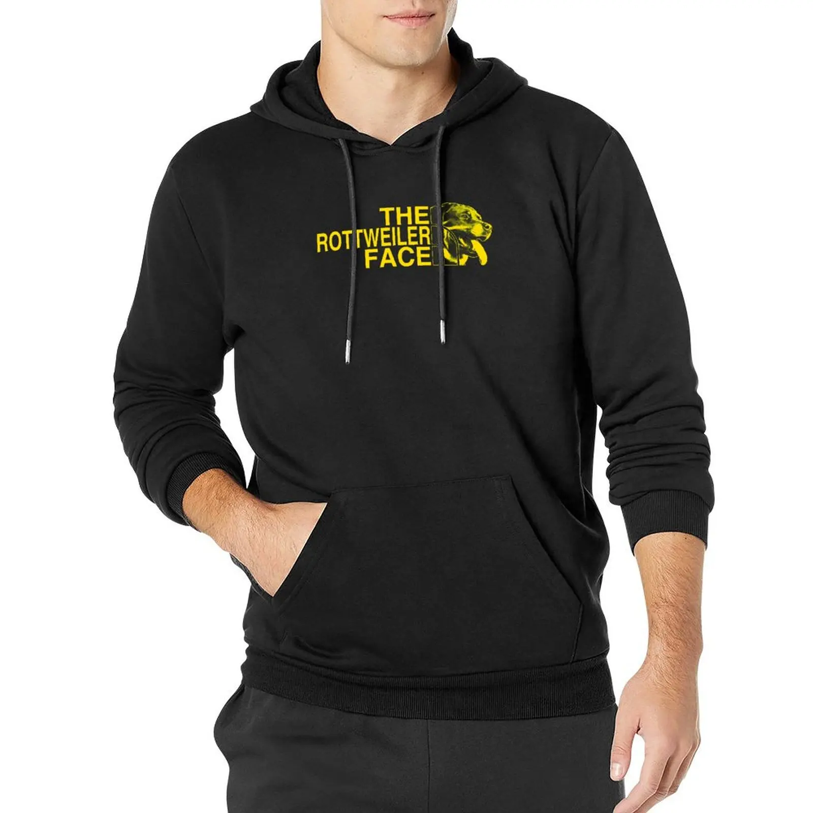 The Rottweiler Face Pullover Hoodie anime clothes new in hoodies