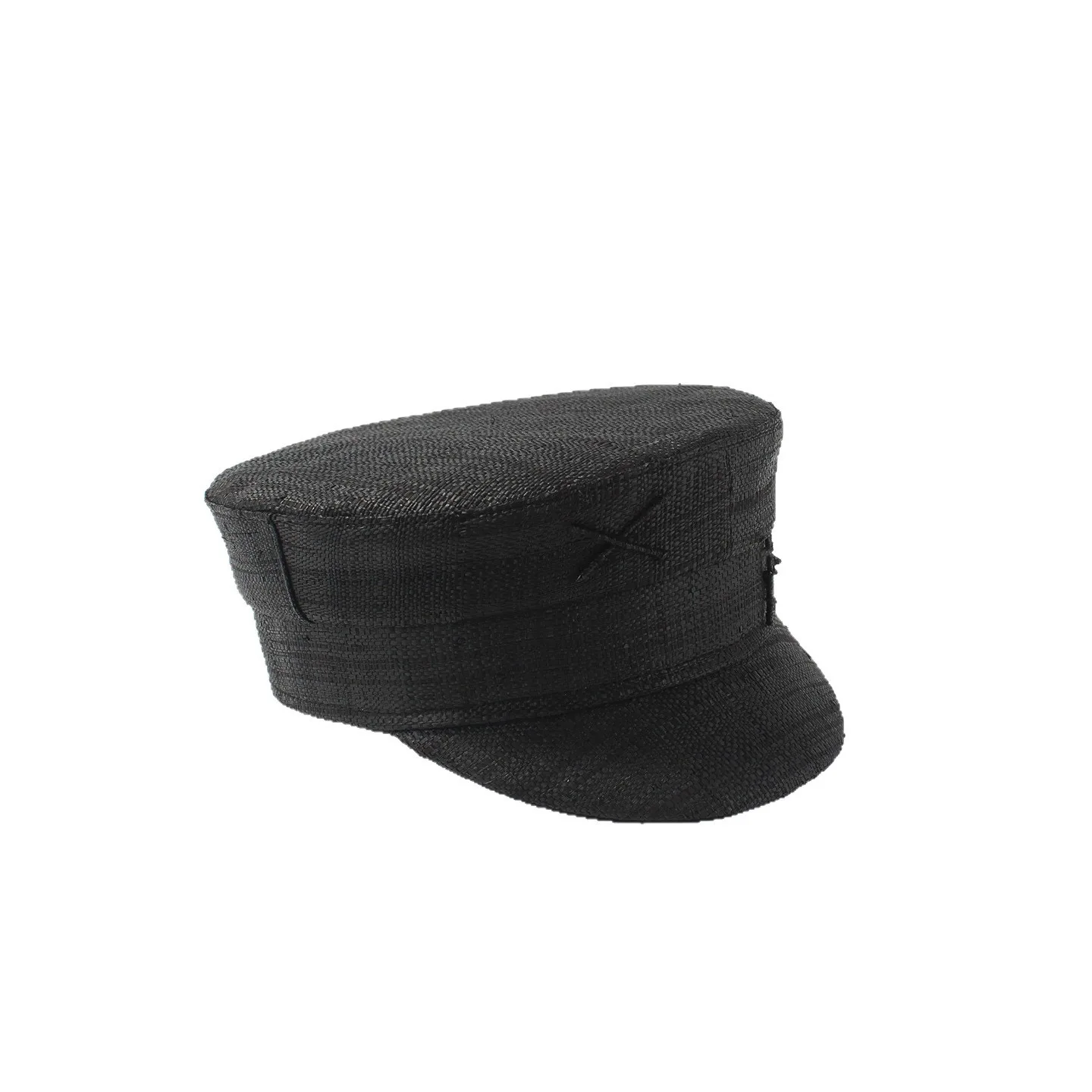 Neue Sommer Hüte Frauen Mode Baskenmütze RB Brief Militär Hut Lässig Reise Stroh Flache Top Hut Designer Große Größe Baseball Kappe – Detail 16