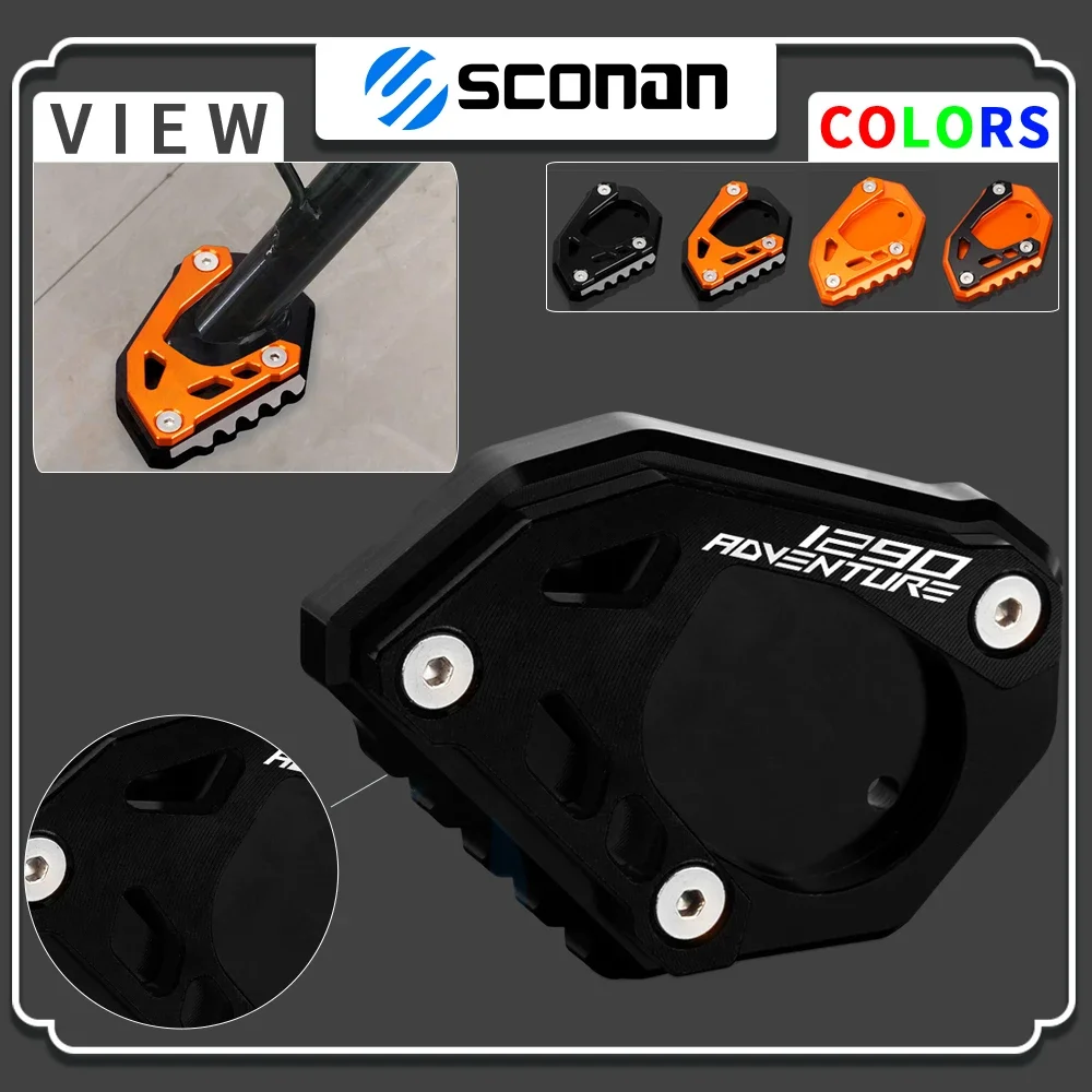 

For KTM 1290 Super adv 1290 Super Adventure /R/S/T Motorcycle Accessories Kickstand Side Stand Extension Enlarger Pad Adventure
