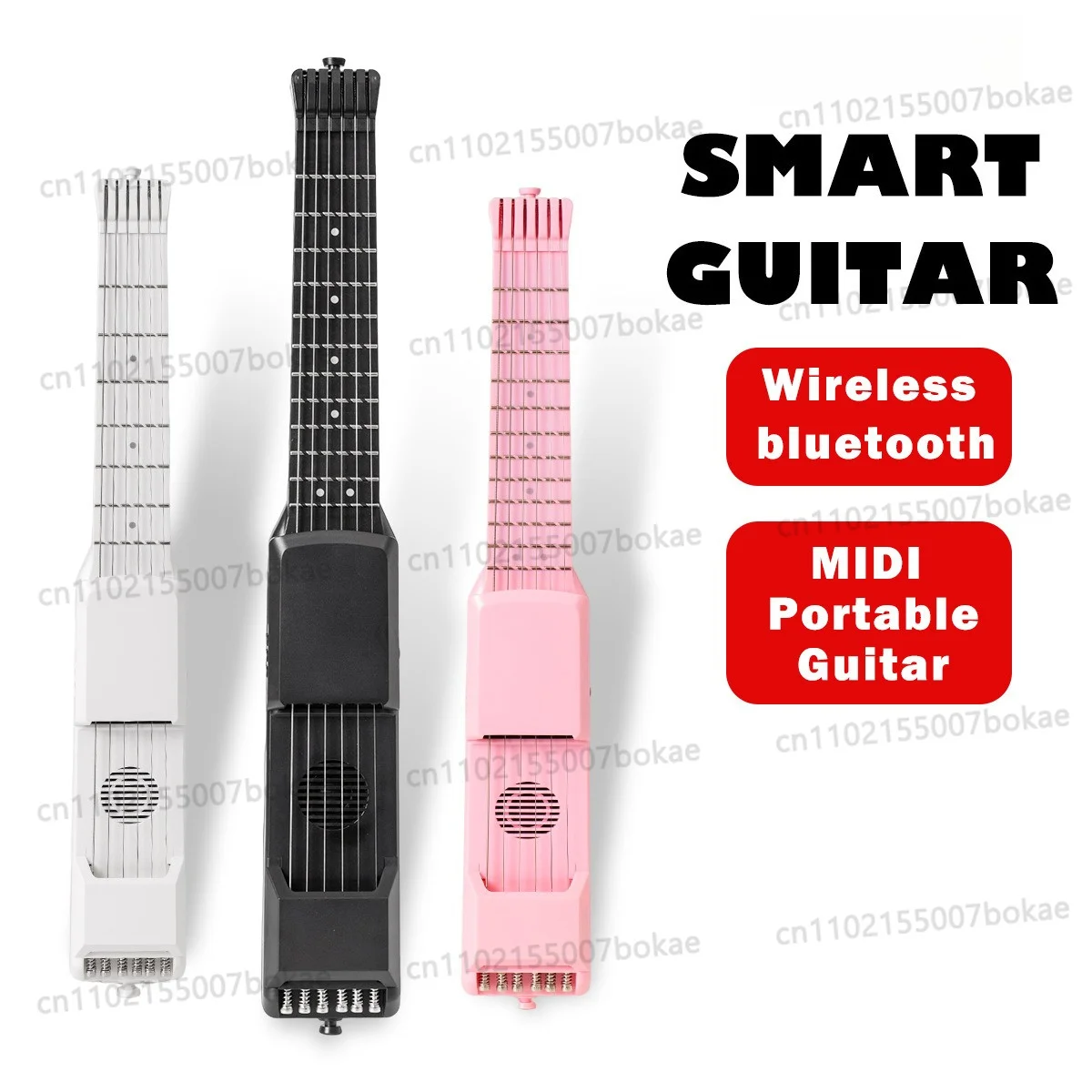 7-string and 12-string portable digital children's smart electric guitar