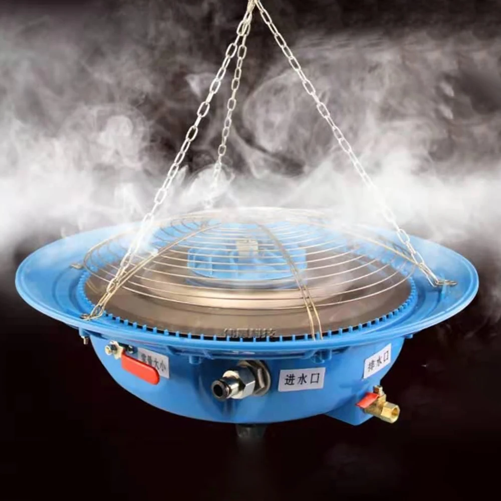 220 V 50 Hz/60 Hz Centrifugaal Verneveling Luchtbevochtiger Fokken Luchtbevochtiger Spray Pan Fog Machine Koelwater Mist en Stofverwijdering