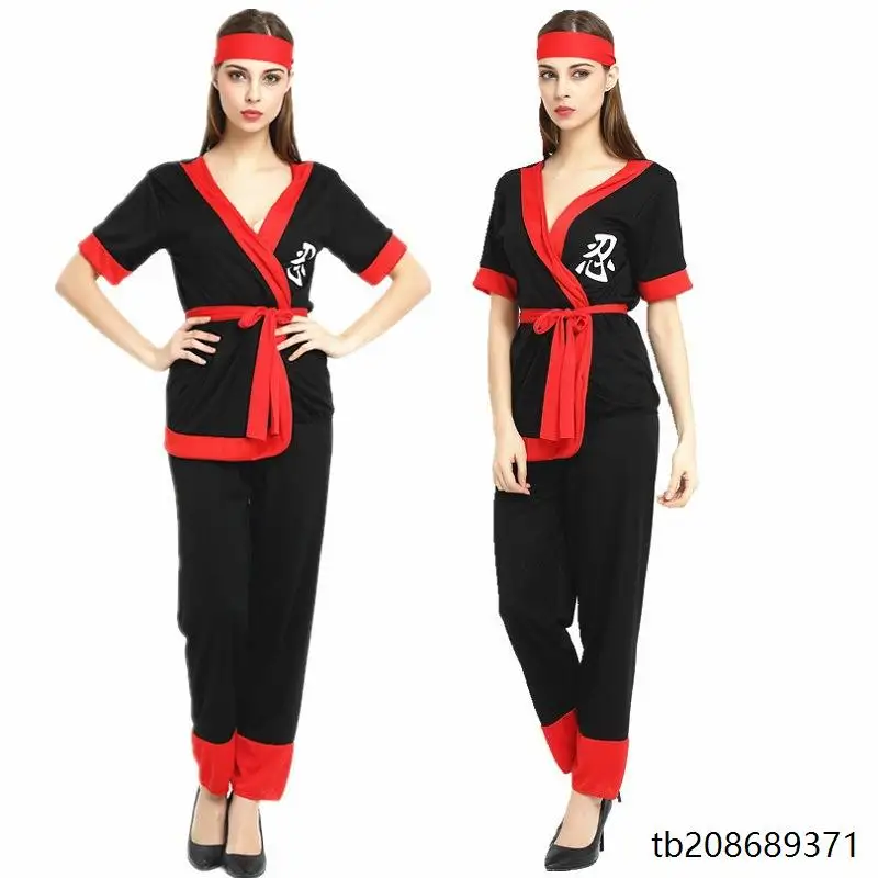 Ninja Cosplay Costume Killer Hokkaido Samurai Outfit loween Role-plang Game Women's Clothing Traditional Ethnic Stage Co...