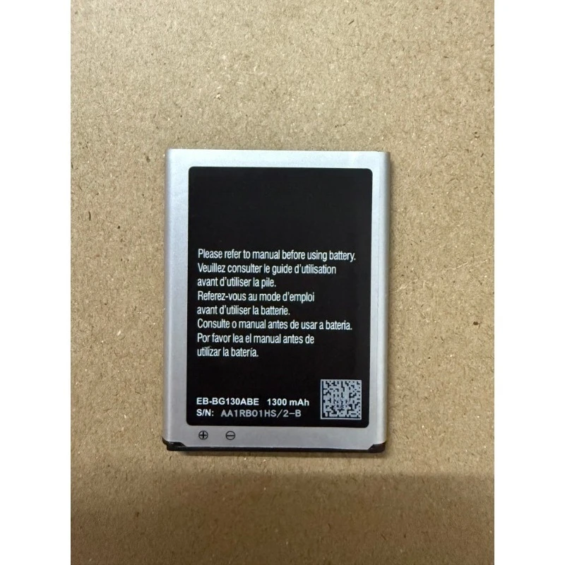 بطارية الهاتف EB-BG130ABE 3.7 فولت 1300 مللي أمبير لهاتف سامسونج جالاكسي ستار 2 G130 G130E G130H G130HN G130BU/DS العلامة التجارية الجديدة عالية الجودة