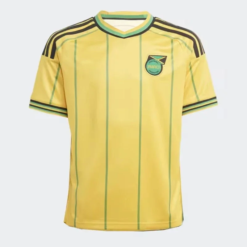 جديد الصيف الرجال جديد جامايكا كرة القدم تي شيرت الرياضة في الهواء الطلق فضفاضة سريعة الجافة قصيرة الأكمام التدريب ملابس اللياقة البدنية غير رسمية