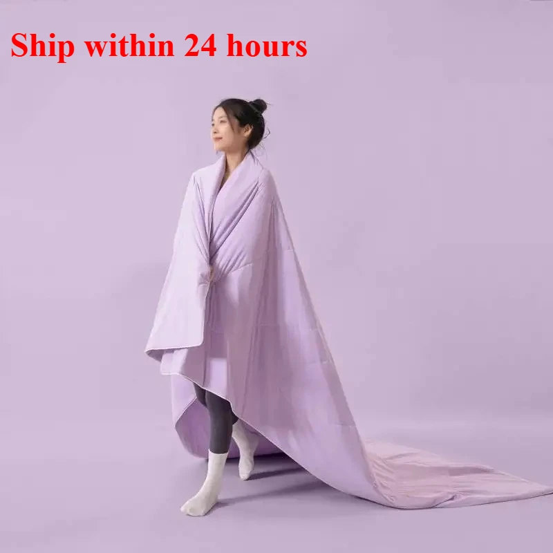 2025 class A solid color simple nylon cool ice cream summer quilt machine washable washed summer quilt single piece