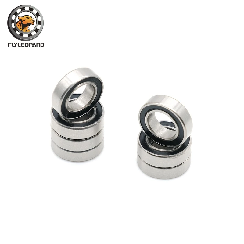 10pcs/lot 607RS Bearing ABEC-7 10PCS 7x19x6 mm Miniature 607 2RS Ball Bearings 607-2RS