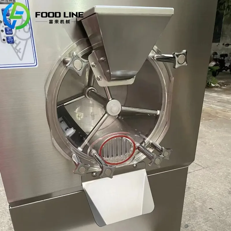 Big Capacity 38-40 L/H Italian Batch Freezer Ice Cream Making Machine 1.5 Compressor Hard Ice Cream Machine