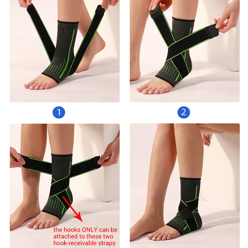 1 Piece Breathable Elastic Sweat Absorbing Ankle Support Sleeve