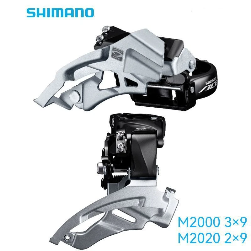 shimano Altus Front Derailleur FD M2000 9 Speed for MTB Down Swing Dual Pull M2020 Top Swing M2020 Top Swing