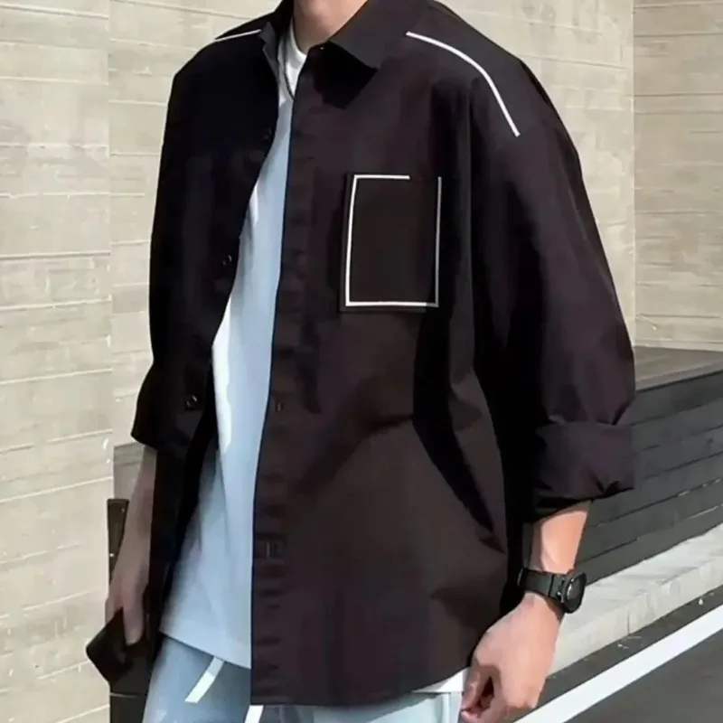 

Новые осенние и зимние рубашки с длинными рукавами, свободные повседневные модные универсальные топы