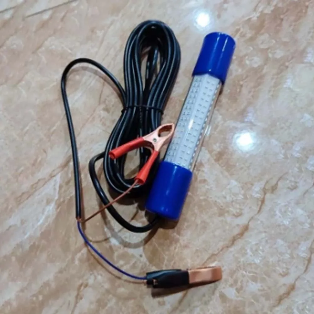 180 Beads Underwater Fishing Light Portable LED Lures Finder Lamp AC/DC 12-24V Waterproof Submersible Boat Lamp Camping