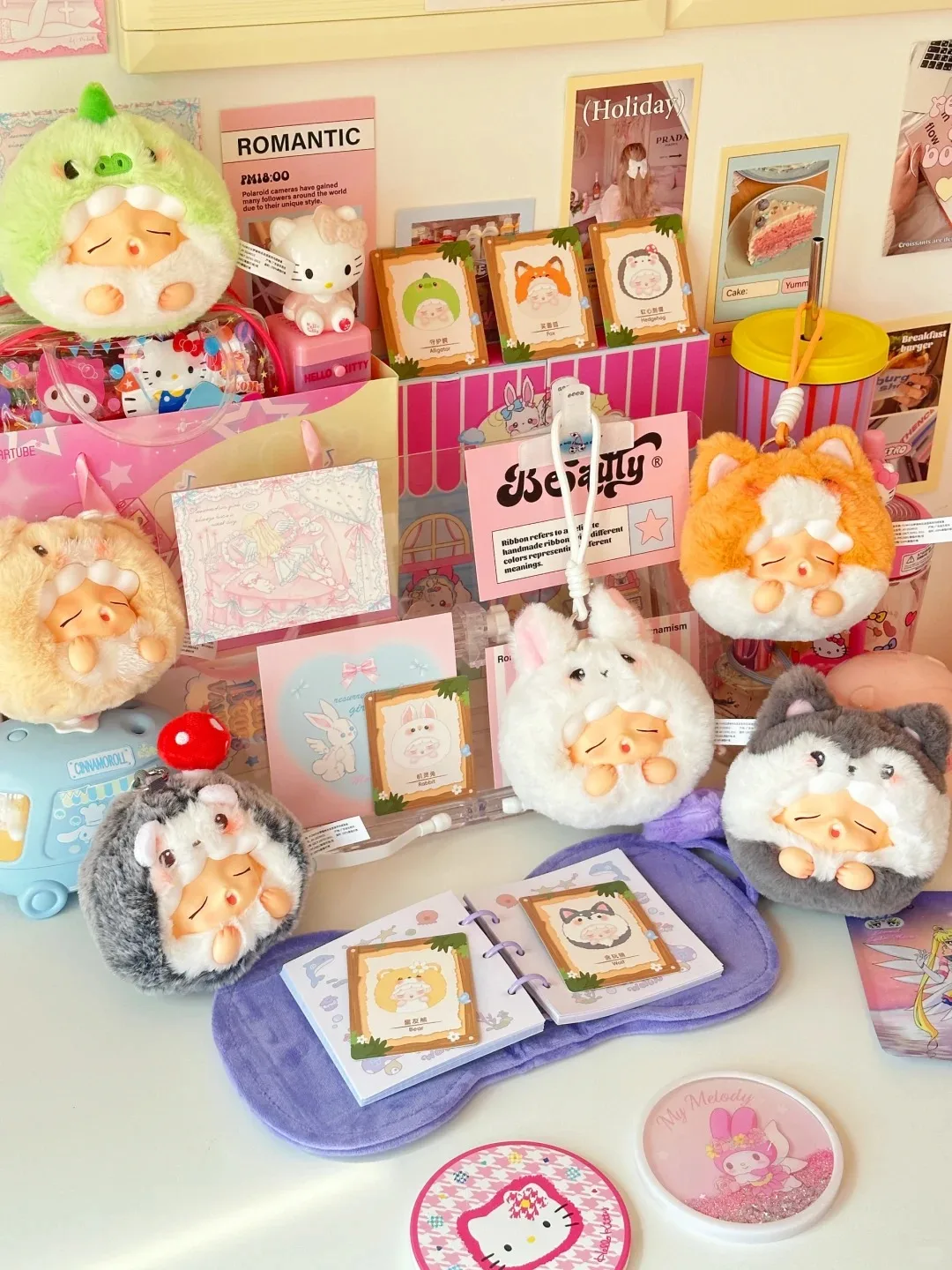 New Yumo Forest Friends Plush Pendant Series Blind Box Designer Toys For Girls Desktop Decorations Surprise Trendy Xmas Gift