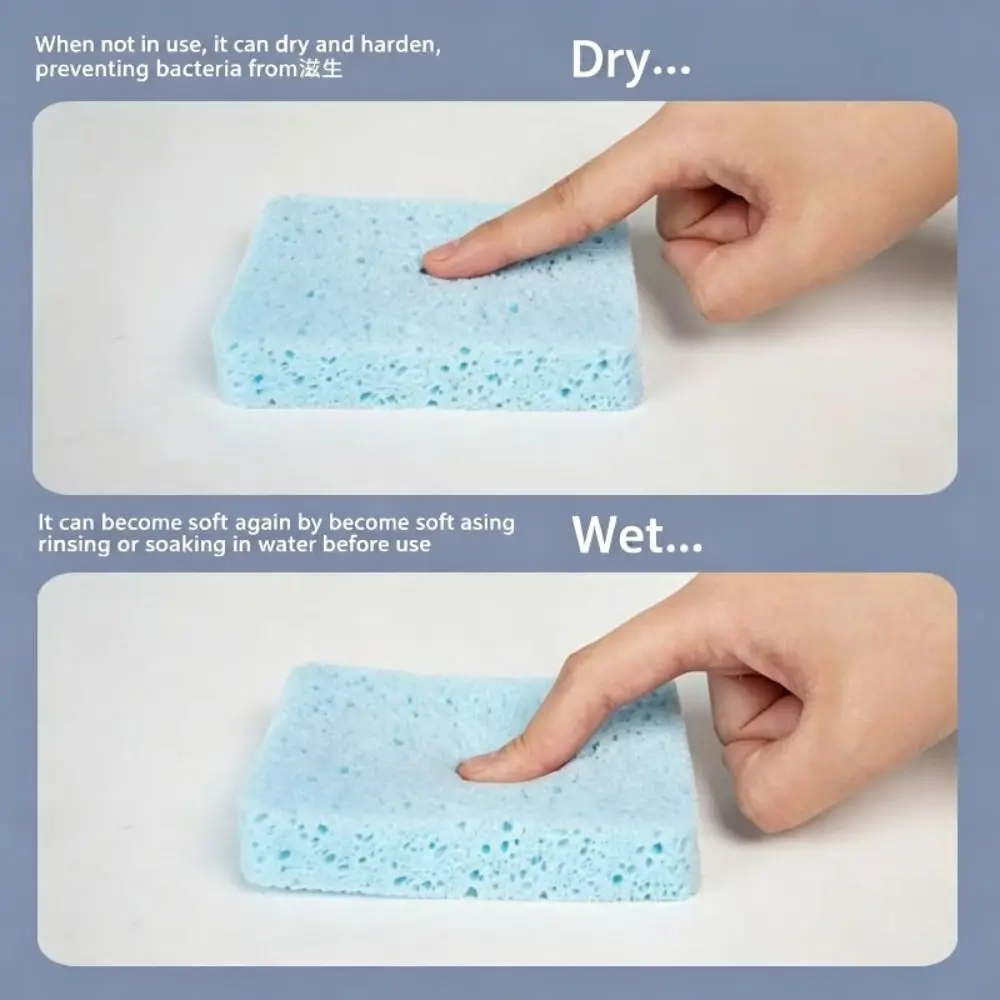 Wood Pulp Cotton Watercolor Painting Sponge Super Absorbent Portable Brush Cleaning Box Reusable Art Sponge Tool Art Supplies