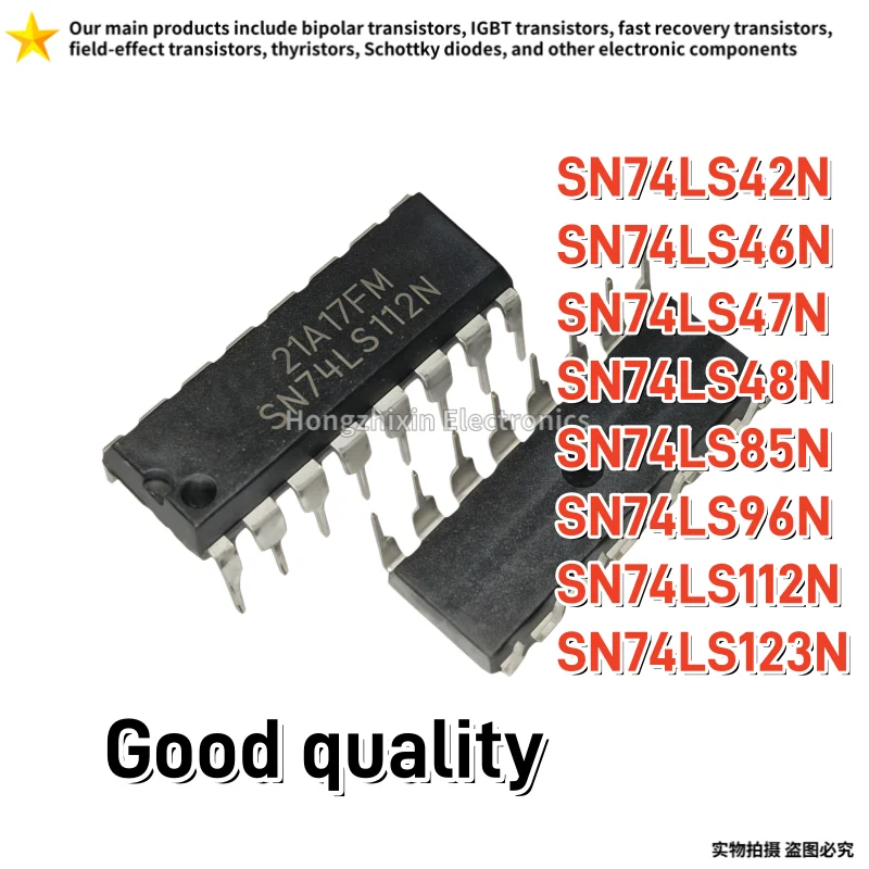 SN74LS20N SN74LS40N SN74LS86N SN74LS90N SN74LS91N SN74LS93N SN74LS95N DIP-14 10PCS NEW Logic chip