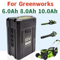 Applicable Greenworks pro 60V 10000mAh Lawn Mower Trimmers Edgers Chainsaws Pole Saws Blower Rechargeable Lithium-ion Battery