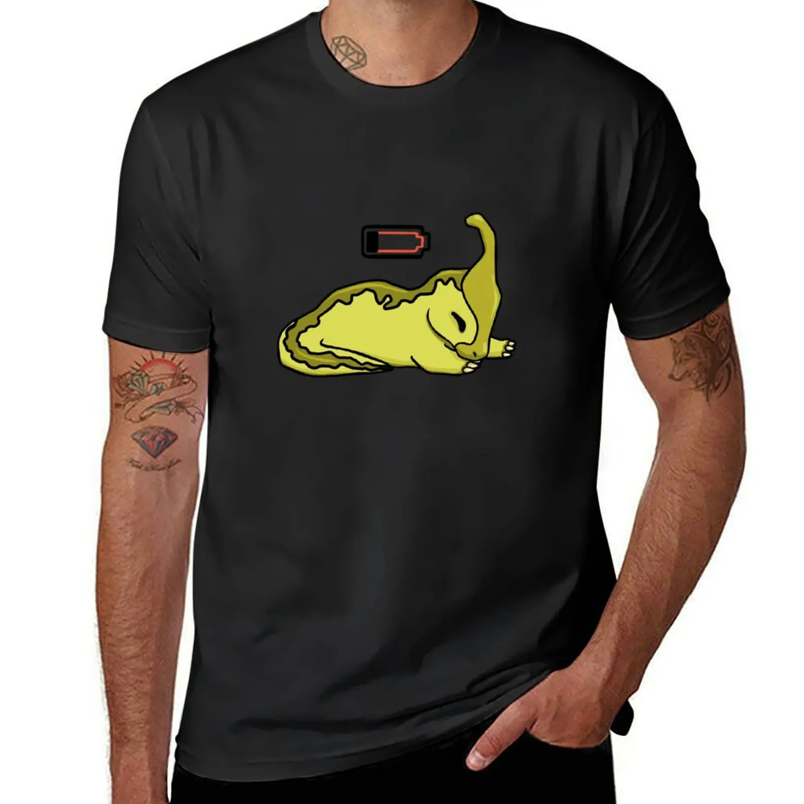 Sleepy Baby Parasaurolophus T-Shirt vintage quick drying plain black t shirts for men