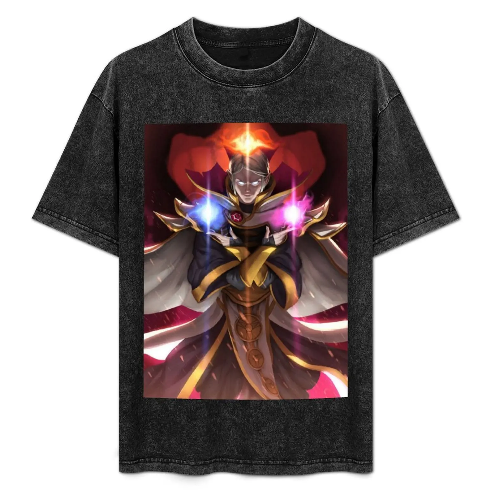 Dota 2 Invoker Art T-Shirt anime t shirts plus size tops street wear big and tall t shirts for men