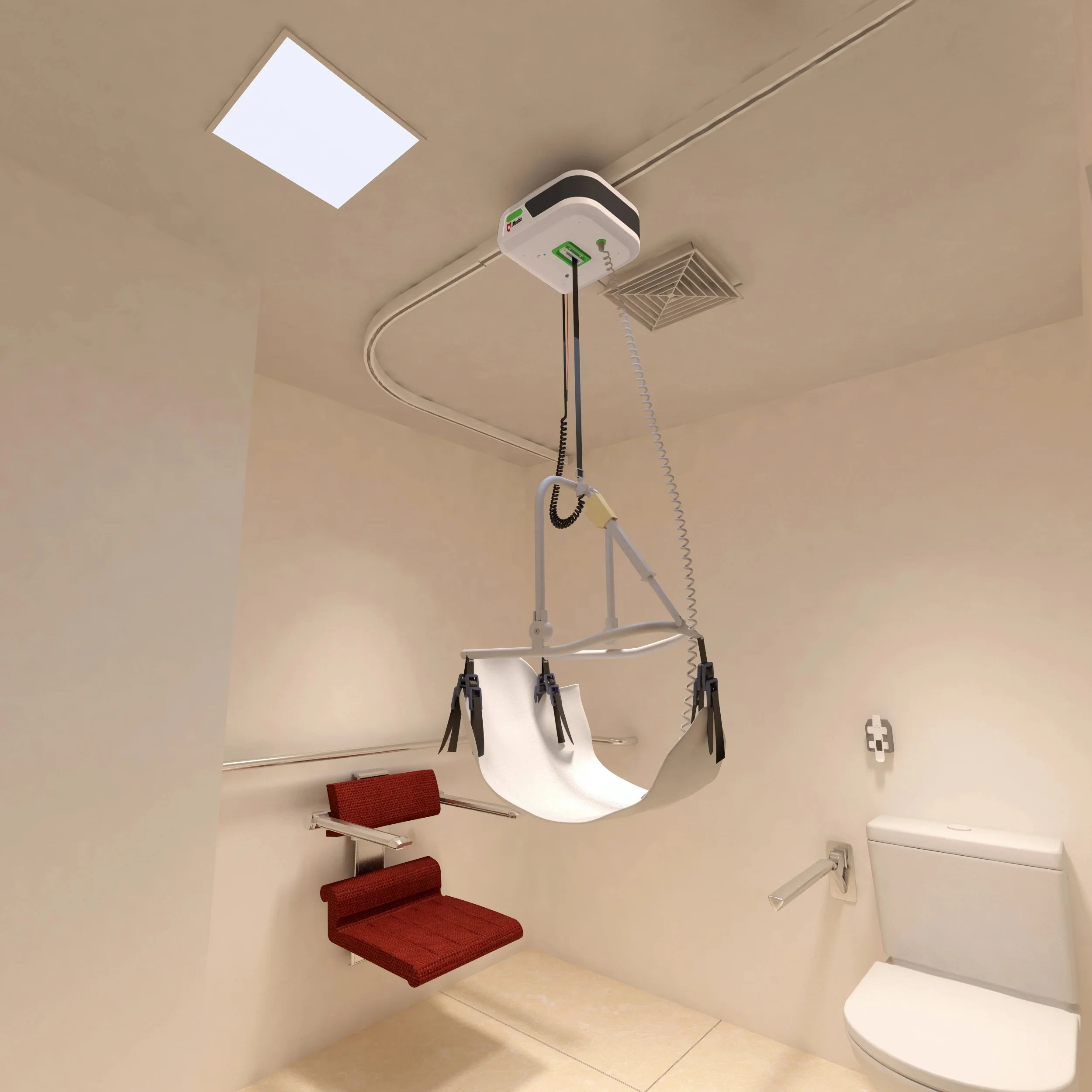 Manual Patient Lift Ceiling Systems for Nursing Homes and Hospitals Class I Electric