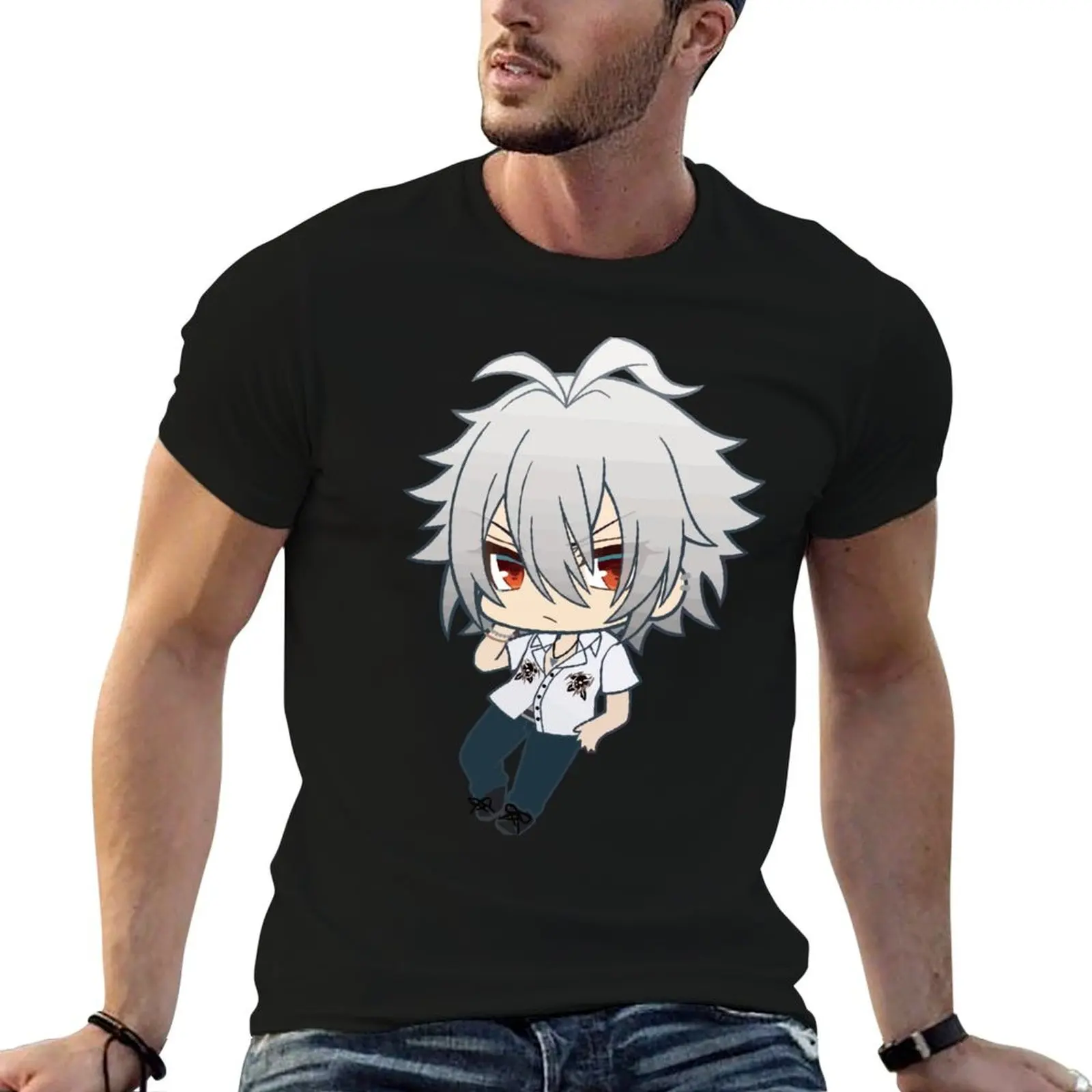 

Chibi t shirt man T-Shirt Samatoki man cotton casual (Hypmic) t shirt