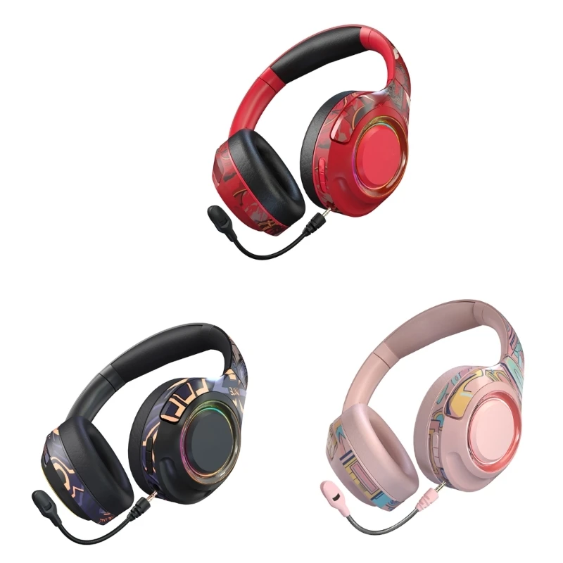 

Wireless Gaming Headsets with Detachable Noise Cancelling Microphone for PC Drop Shipping