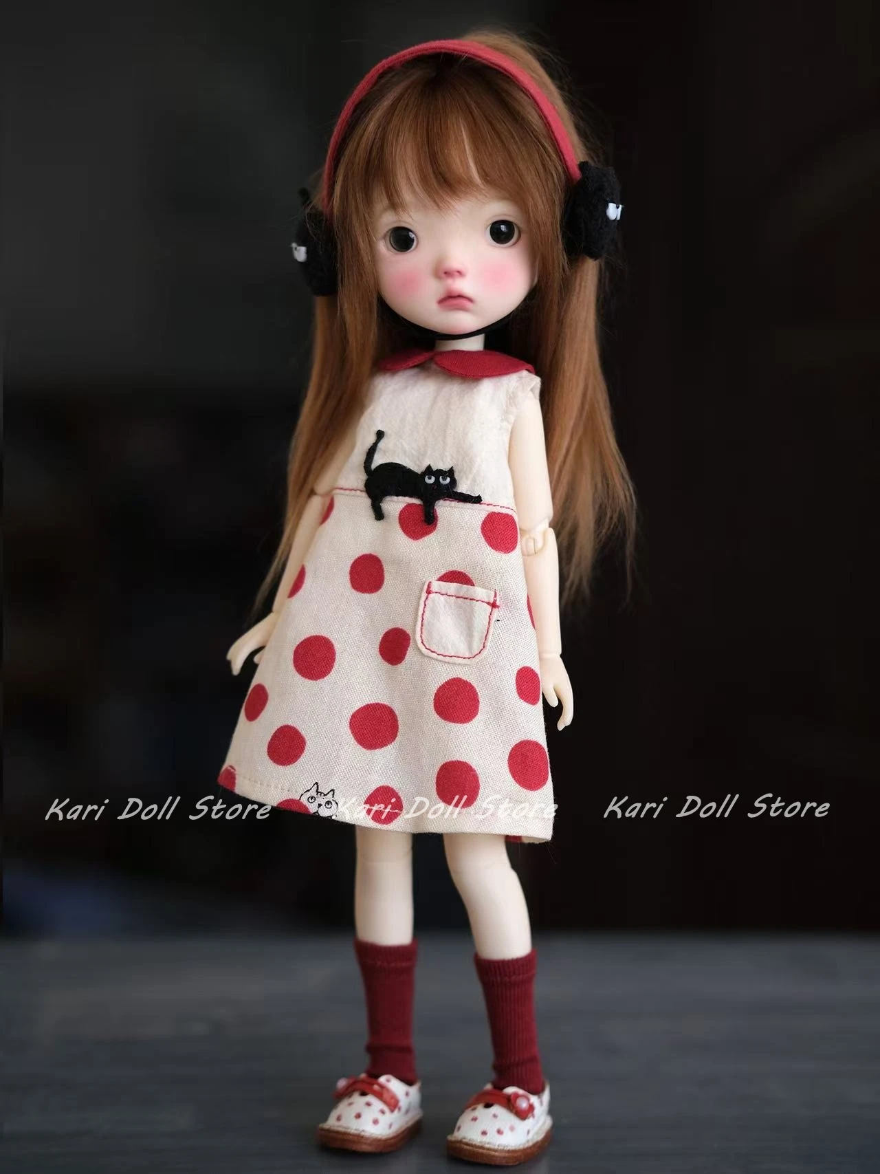 2026 Kari Doll Clothes and skirts Ear muff and puppy skirt set for Landazz Landoudou ob22 Doll - Detail 1