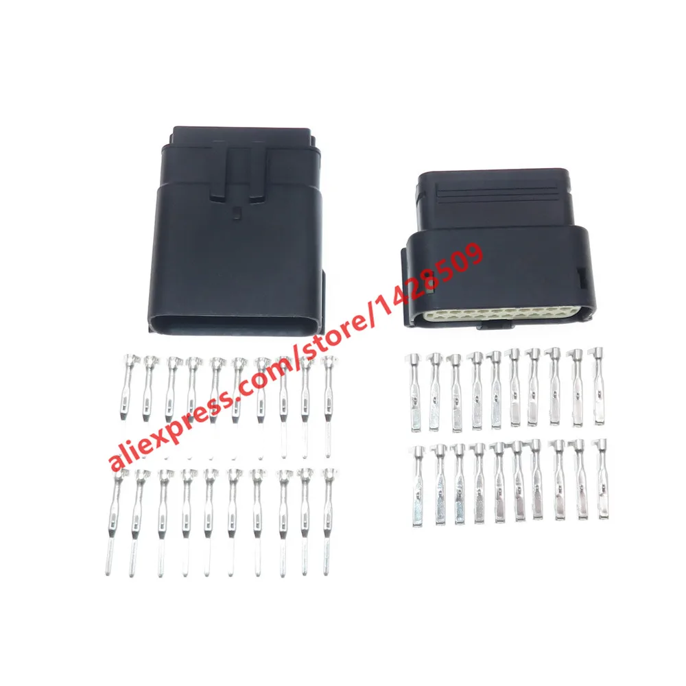 1 Set 20 Pin Automotive Light Lamp Socket Connector For Ford Mondeo EDGE 33482-2132 33472-2001