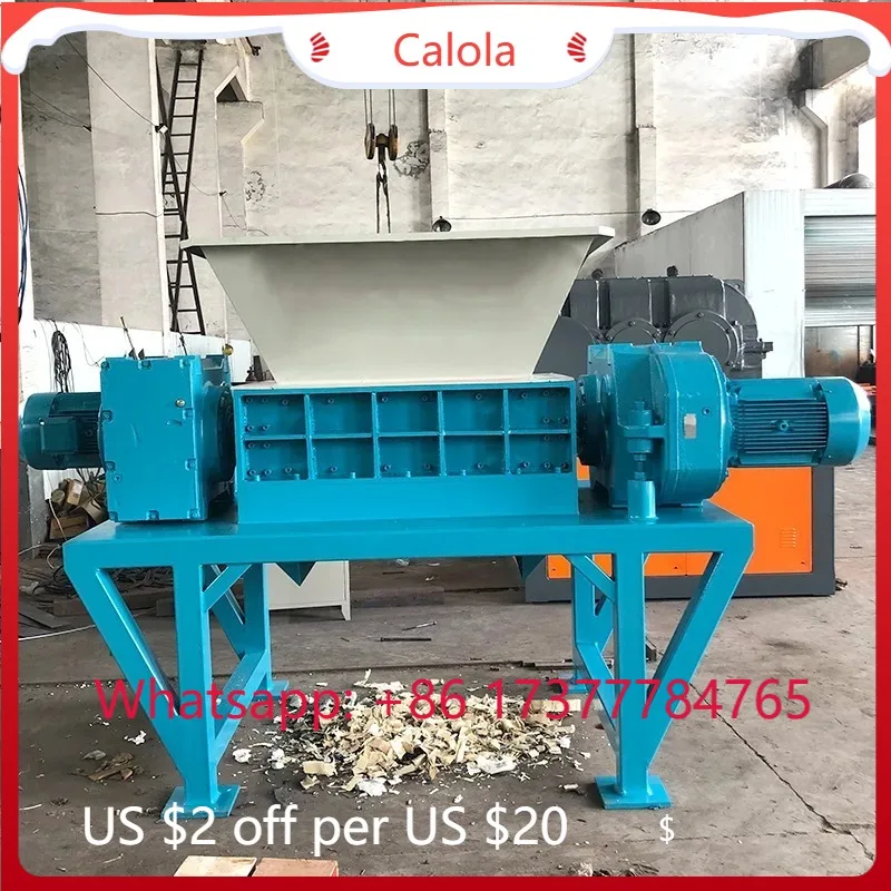 

Biaxial Heavy Industrial Scrap Shredder Waste Electronic Recycling Machine Metal Plastic Shredder