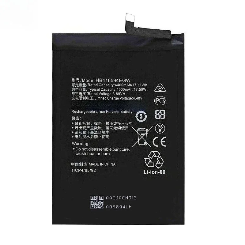 ใหม่ 3.89V 5100mAh สำหรับ Honor X6A X6B HB476594EGW X50i/CRT-AN00 HB416594EGW X8a CRT-LX2 แบตเตอรี่คุณภาพสูงแบตเตอรี่ + เครื่องมือ